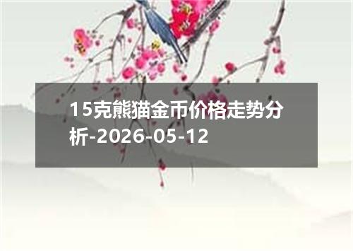15克熊猫金币价格走势分析-2026-05-12